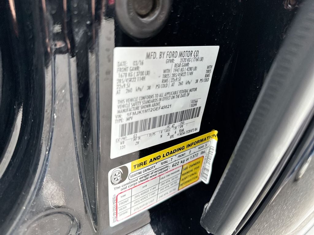 2016 Ford Expedition EL Platinum