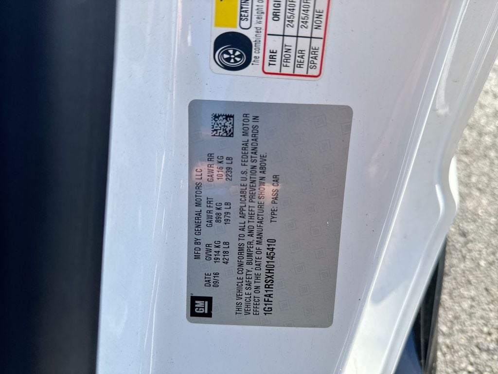 2017 Chevrolet Camaro 1LT