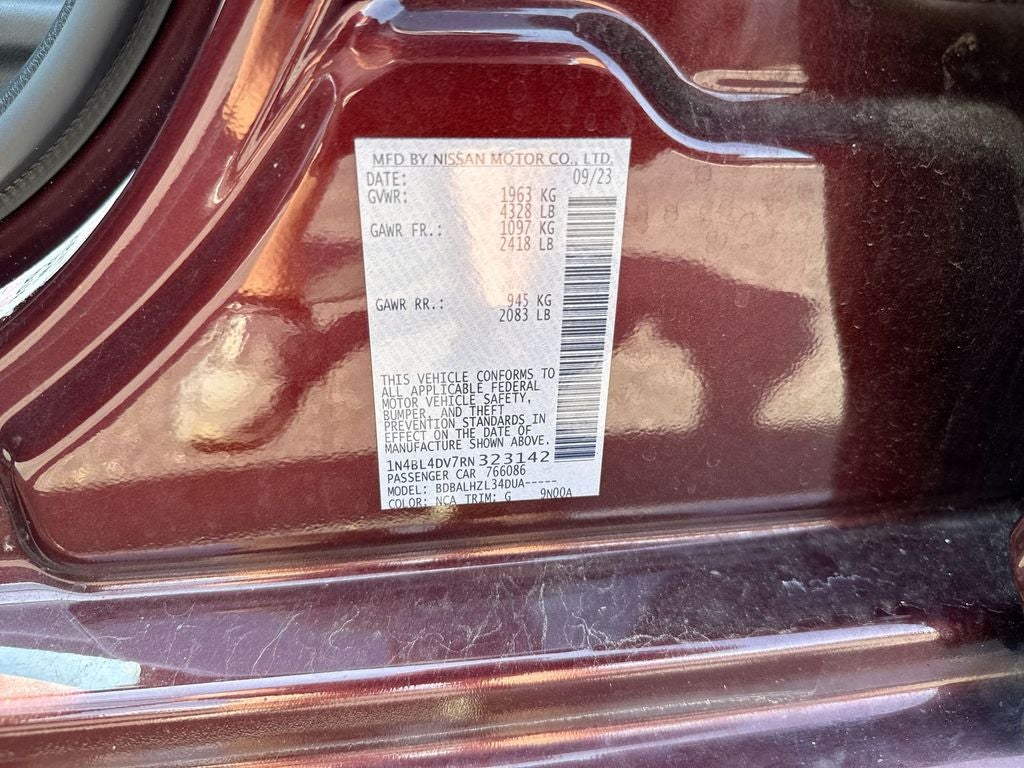 2024 Nissan Altima 2.5 SV