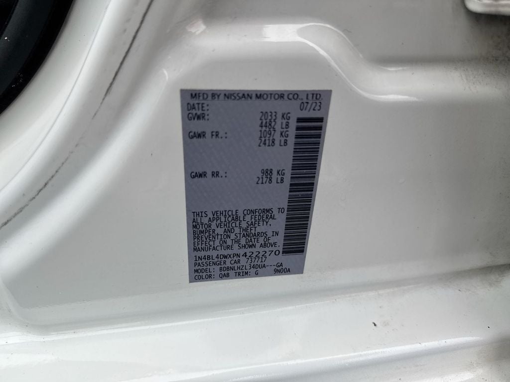 2023 Nissan Altima 2.5 SV