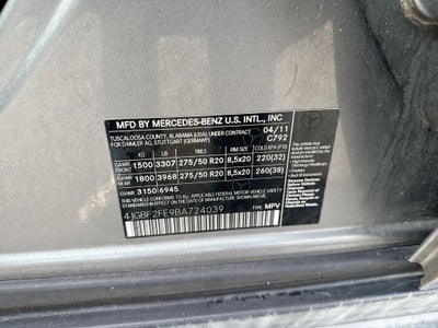 2011 Mercedes-Benz GL-Class GL 350