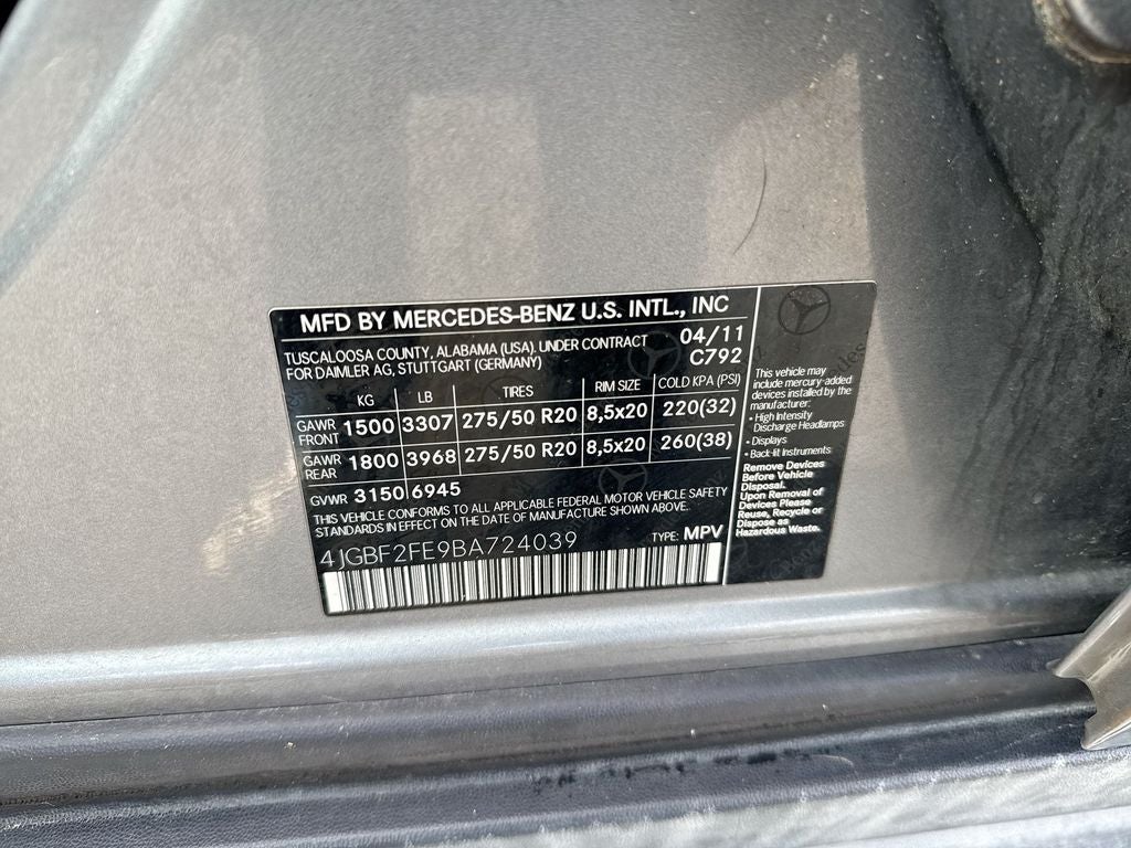 2011 Mercedes-Benz GL-Class GL 350