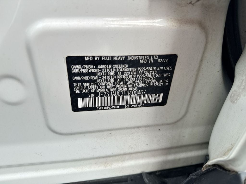 2015 Subaru Forester 2.5i Touring