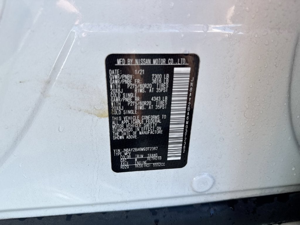 2021 Nissan Armada SL