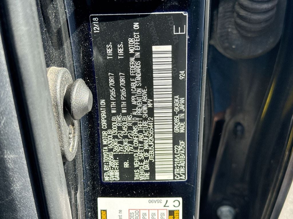 2019 Toyota 4Runner Base