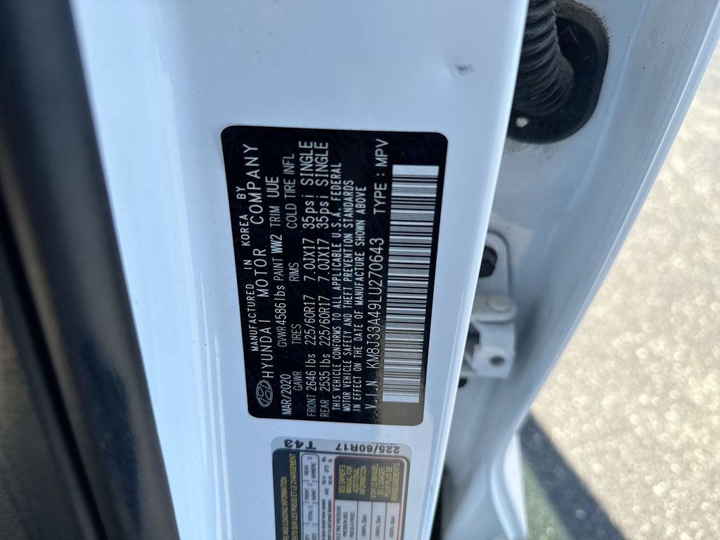 2020 Hyundai Tucson Value