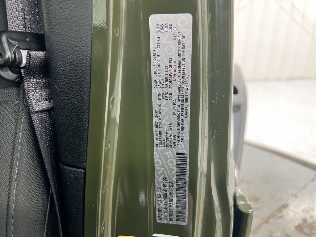 2022 Jeep Wrangler Unlimited Sport