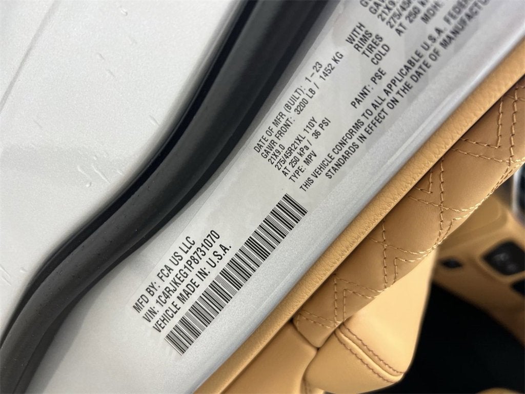 2023 Jeep Grand Cherokee L Summit Reserve