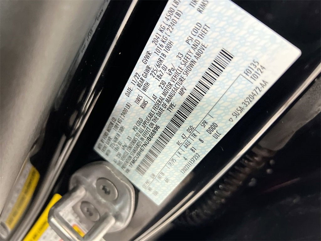 2022 Ford Escape SEL