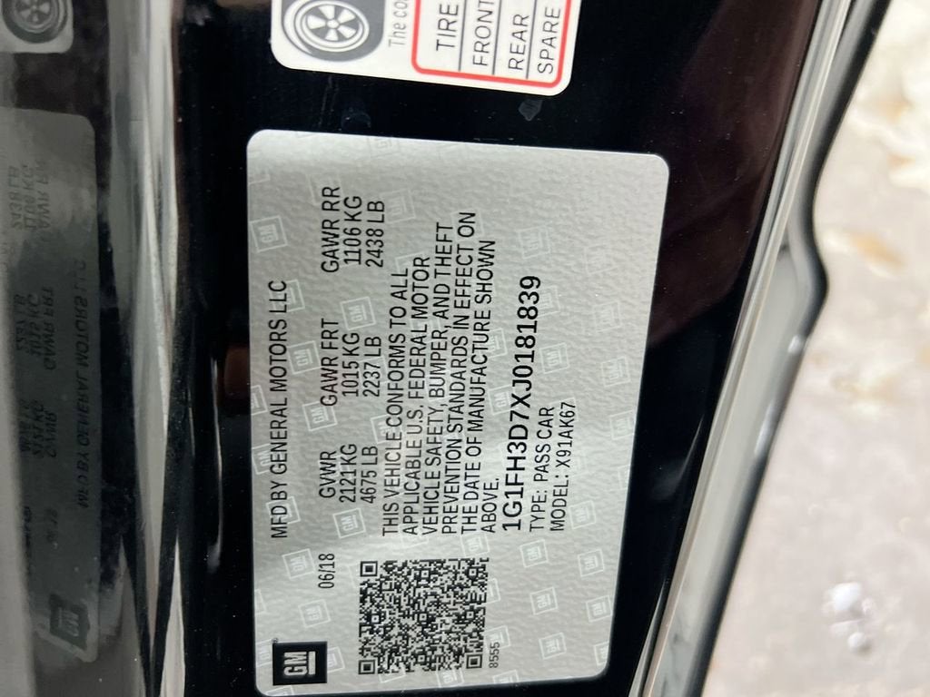 2018 Chevrolet Camaro 2SS