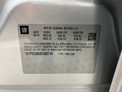 2014 Chevrolet Cruze 1LT