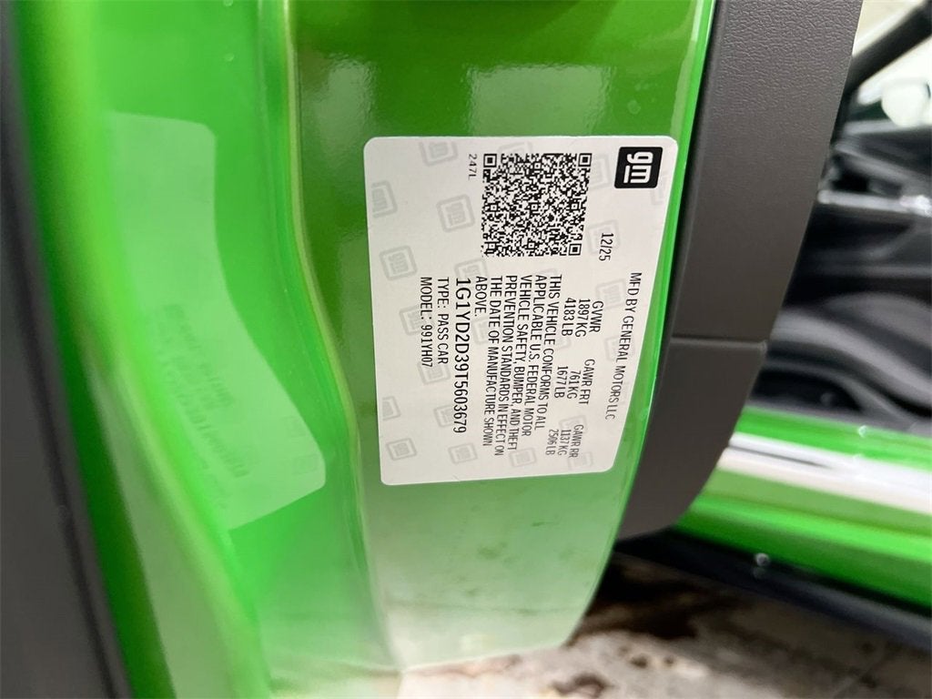 2026 Chevrolet Corvette Z06 1LZ