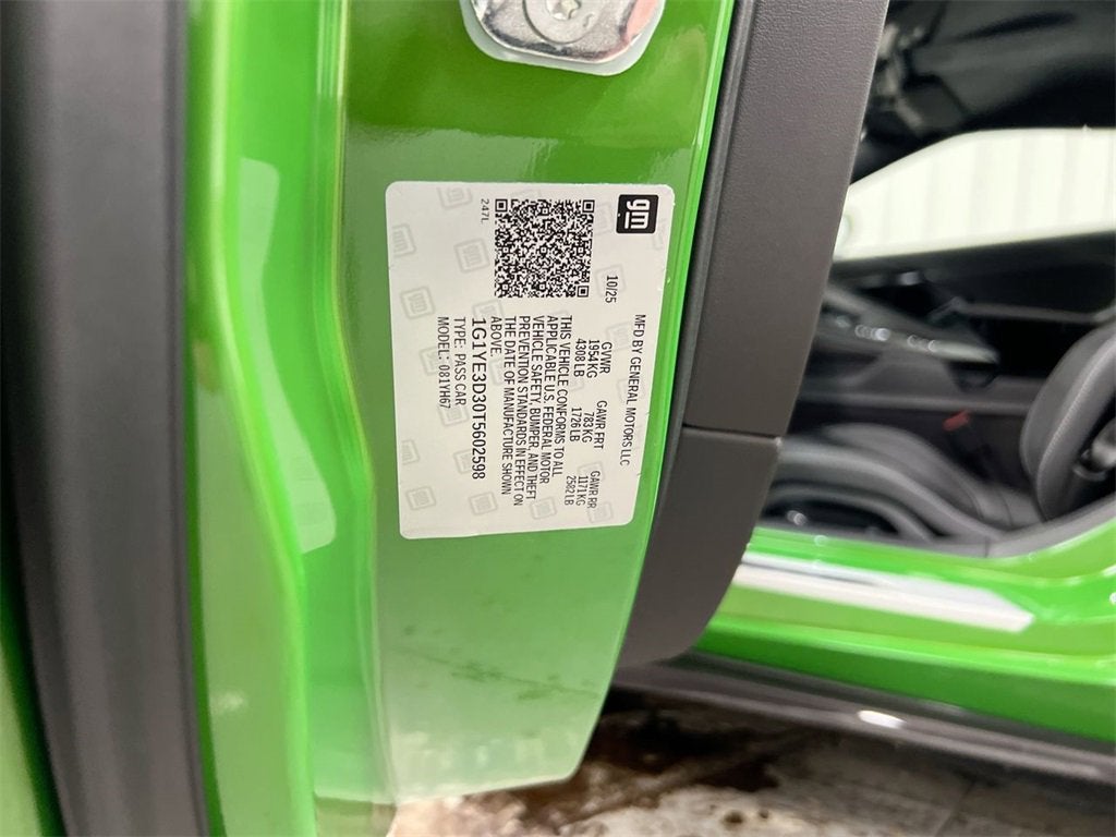 2026 Chevrolet Corvette Z06 2LZ