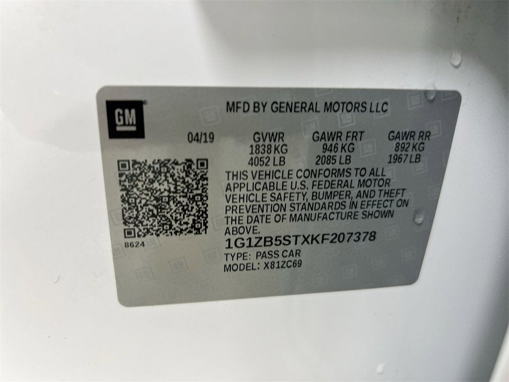 2019 Chevrolet Malibu LS