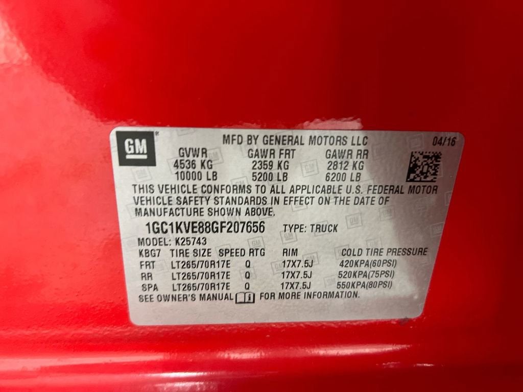 2016 Chevrolet Silverado 2500 HD LT