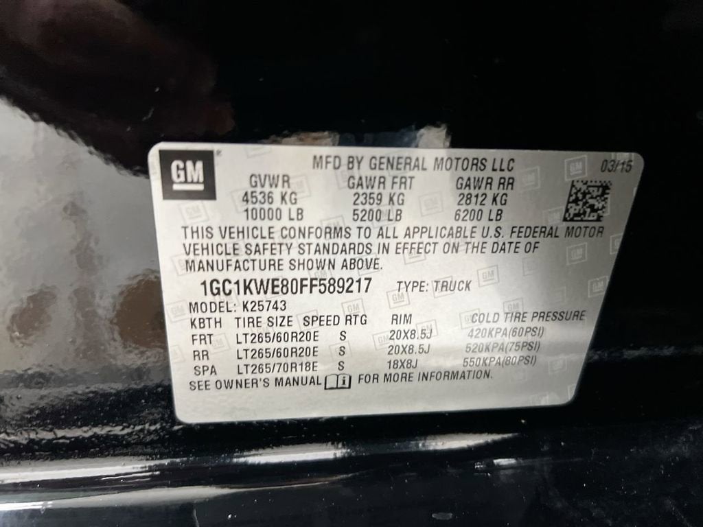 2015 Chevrolet Silverado 2500 HD LTZ