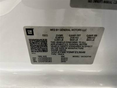 2021 Chevrolet Silverado 2500 HD Custom