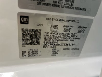 2026 Chevrolet Silverado 1500 LT (2FL)