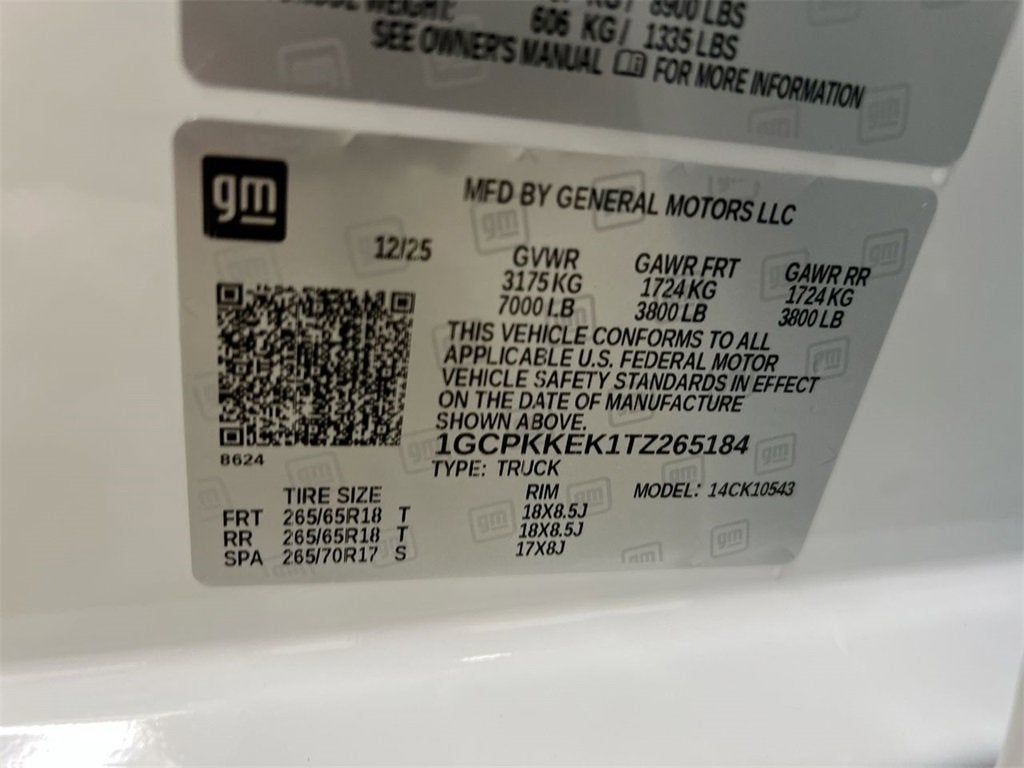 2026 Chevrolet Silverado 1500 LT (2FL)