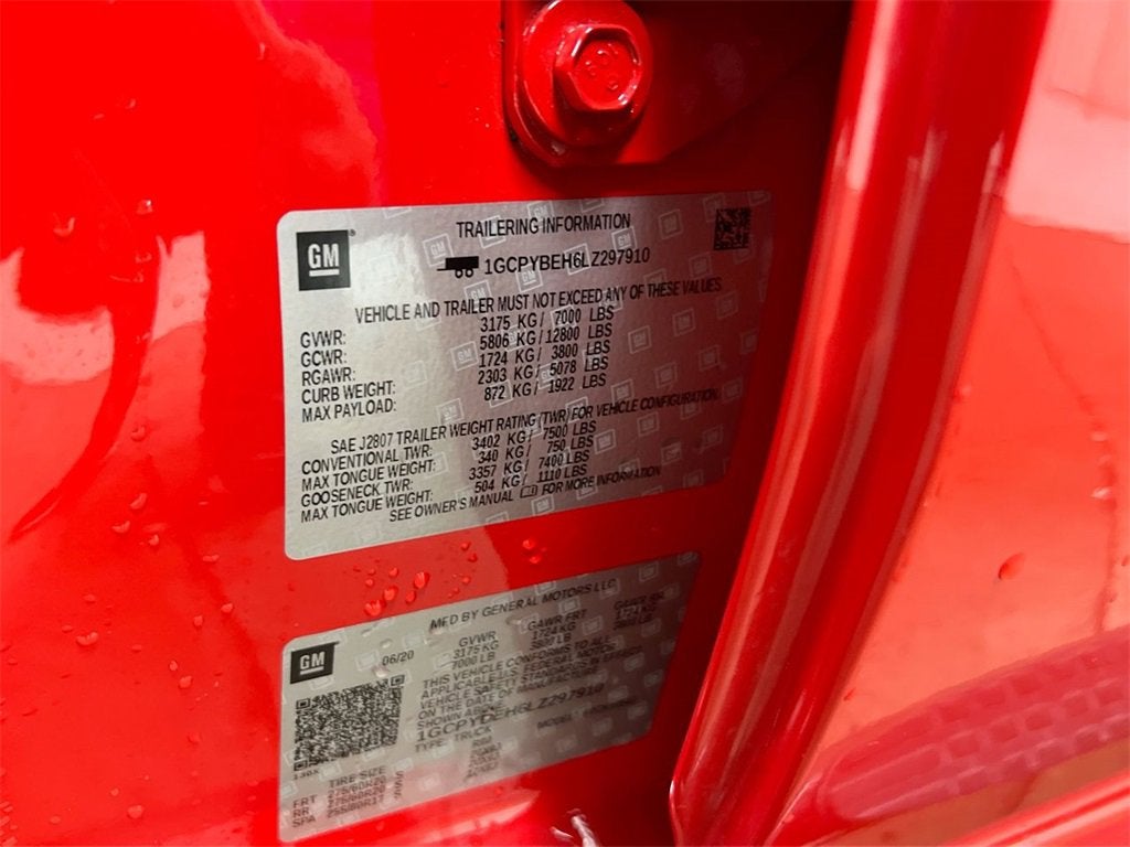 2020 Chevrolet Silverado 1500 Custom