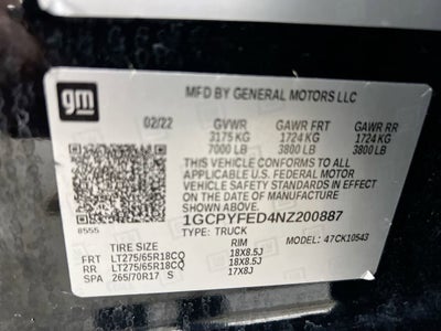 2022 Chevrolet Silverado 1500 LTD LT Trail Boss