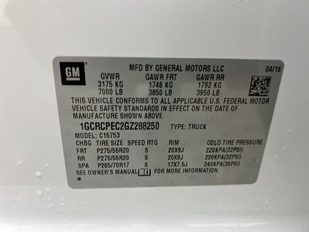 2016 Chevrolet Silverado 1500 Custom