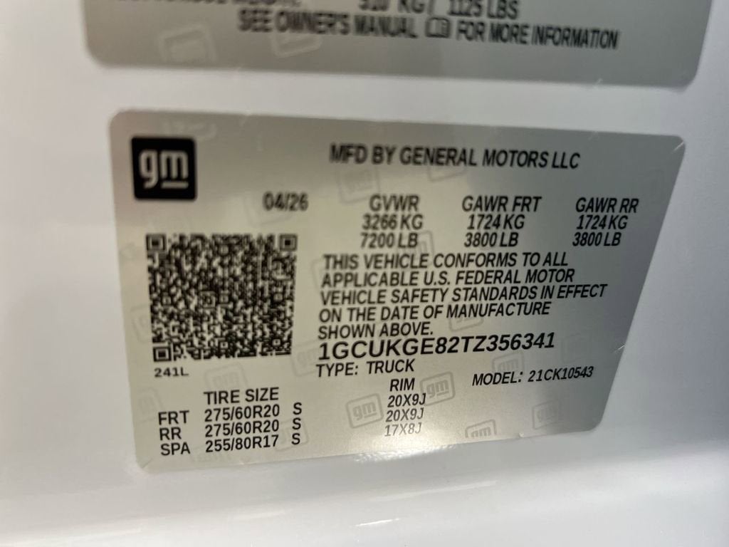 2026 Chevrolet Silverado 1500 LTZ