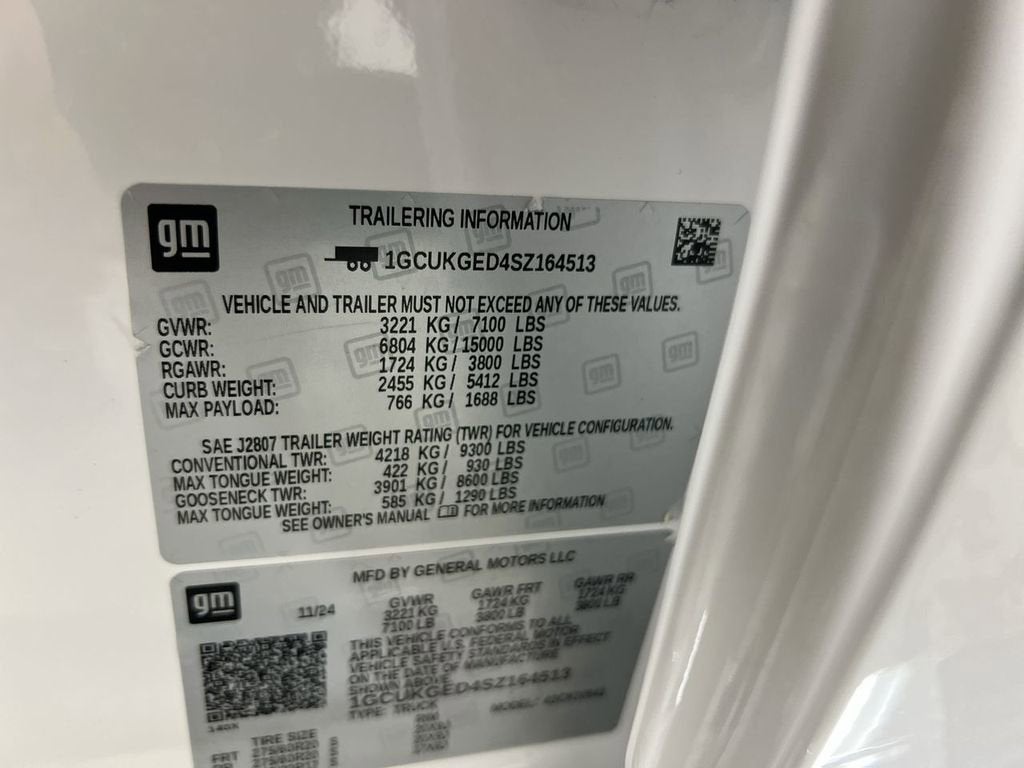 2025 Chevrolet Silverado 1500 LTZ