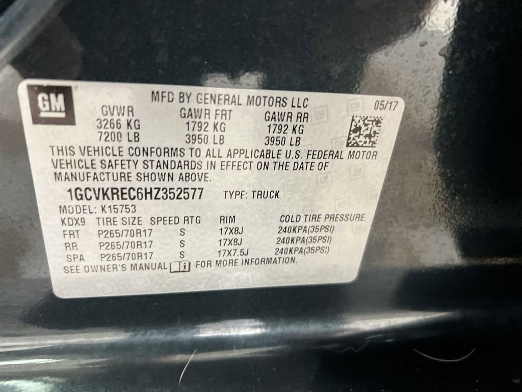 2017 Chevrolet Silverado 1500 LT