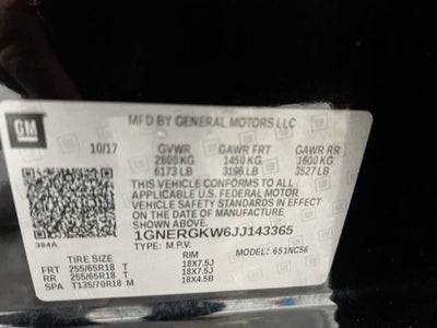 2018 Chevrolet Traverse LT Cloth