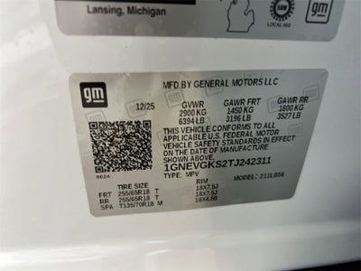 2026 Chevrolet Traverse LT