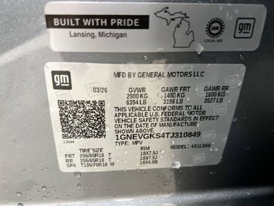 2026 Chevrolet Traverse LT