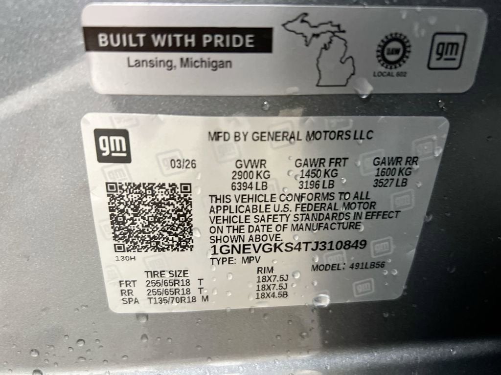 2026 Chevrolet Traverse LT