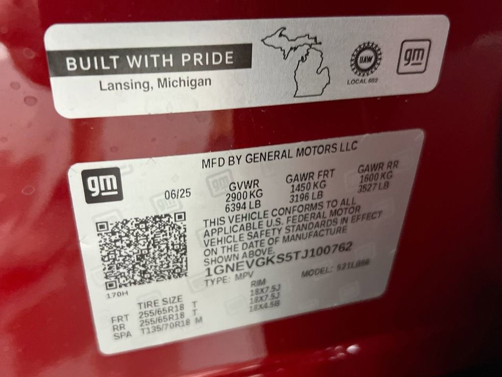 2026 Chevrolet Traverse LT