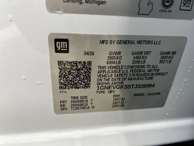 2026 Chevrolet Traverse LT