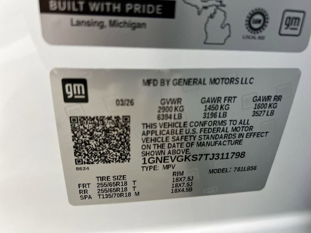 2026 Chevrolet Traverse LT