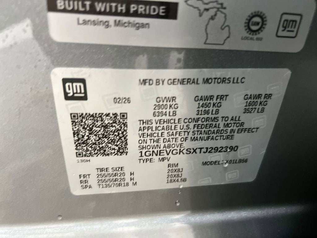 2026 Chevrolet Traverse LT