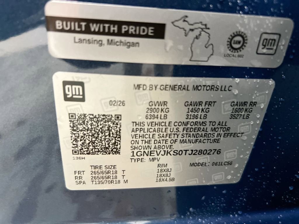 2026 Chevrolet Traverse Z71