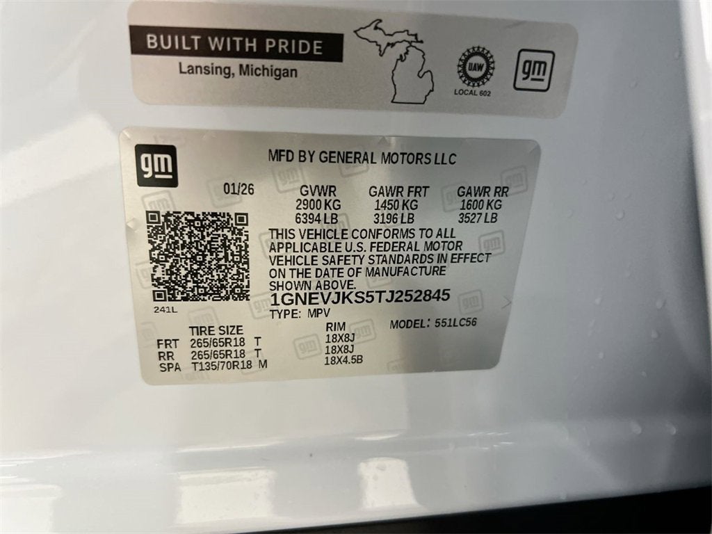 2026 Chevrolet Traverse Z71