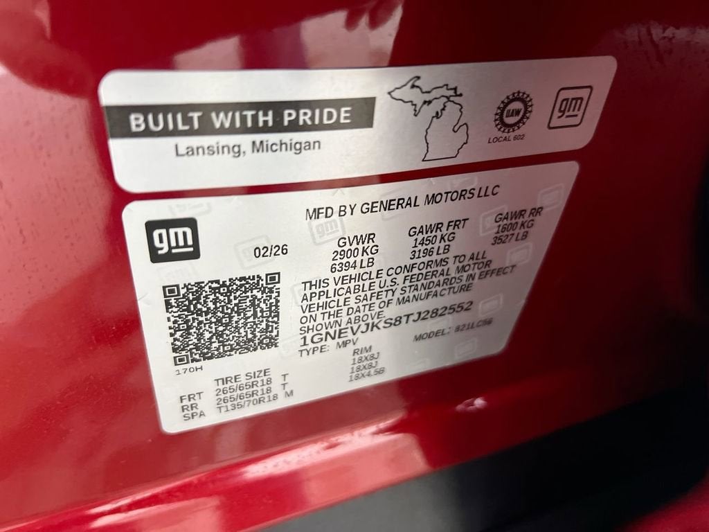 2026 Chevrolet Traverse Z71