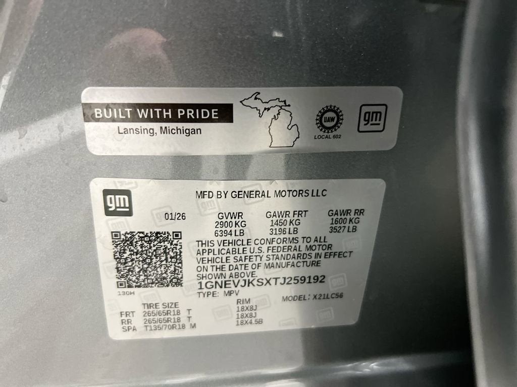 2026 Chevrolet Traverse Z71