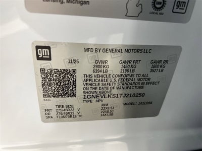 2026 Chevrolet Traverse RS