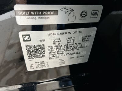 2026 Chevrolet Traverse RS