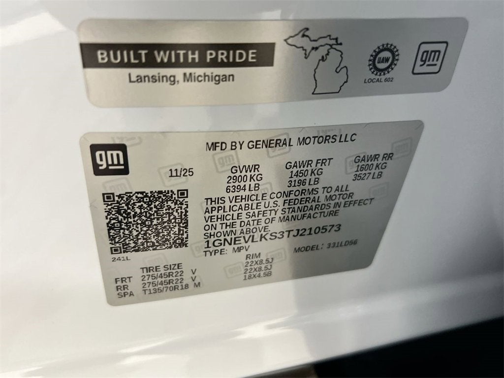 2026 Chevrolet Traverse RS