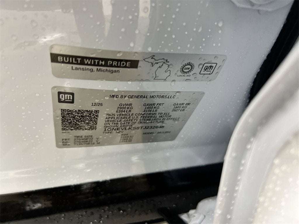 2026 Chevrolet Traverse RS