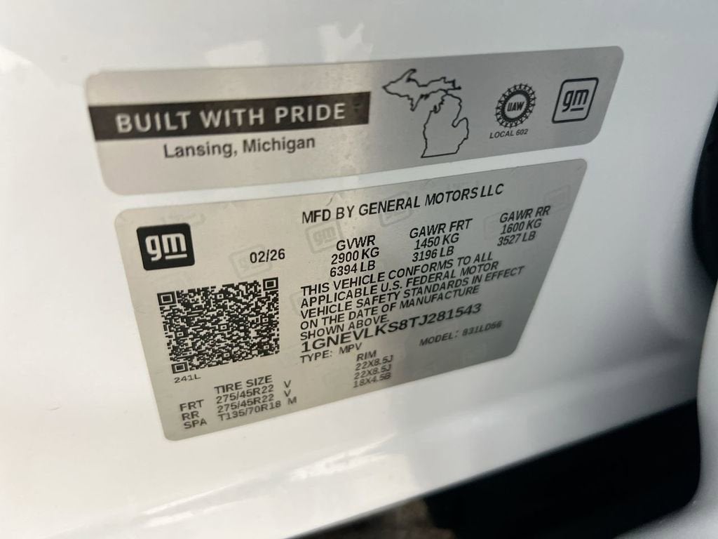 2026 Chevrolet Traverse RS