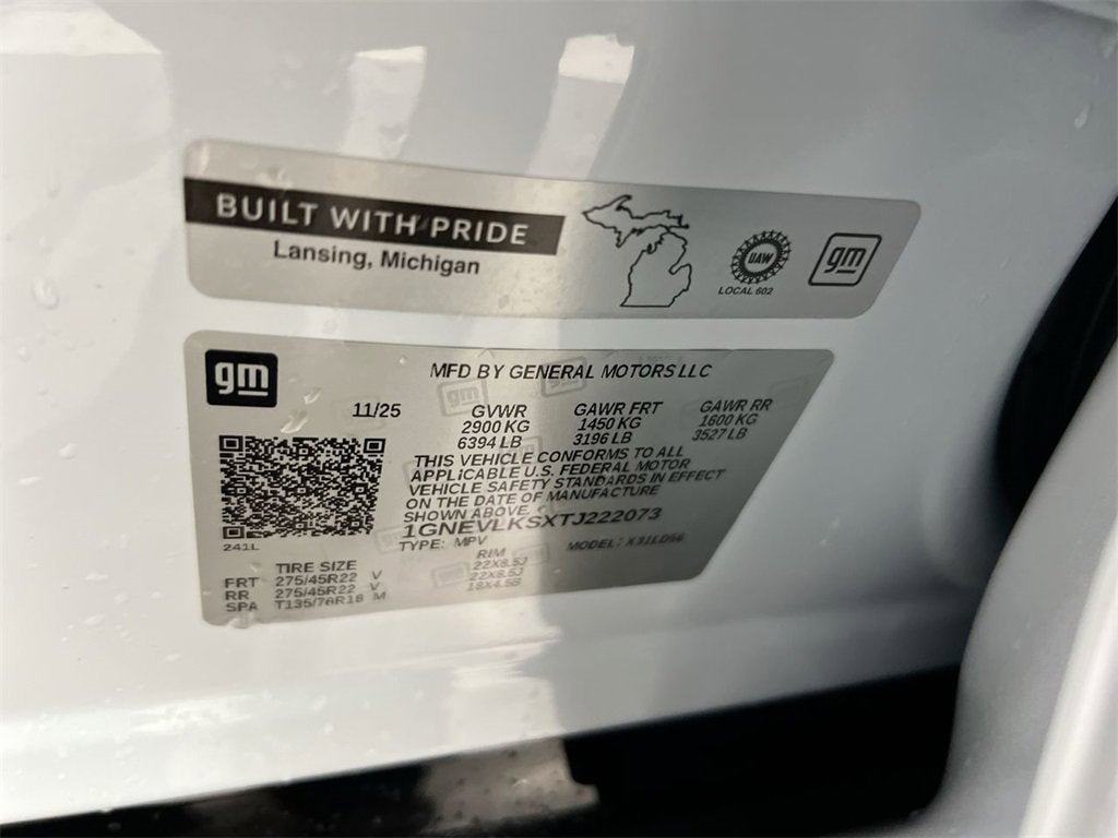 2026 Chevrolet Traverse RS