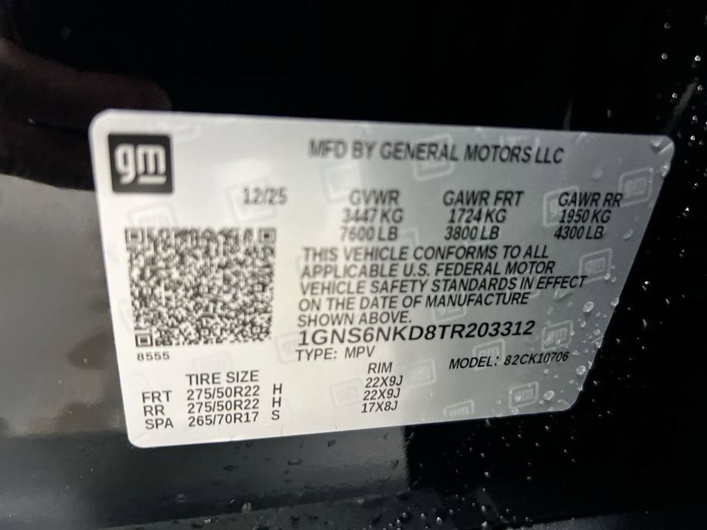 2026 Chevrolet Tahoe LT