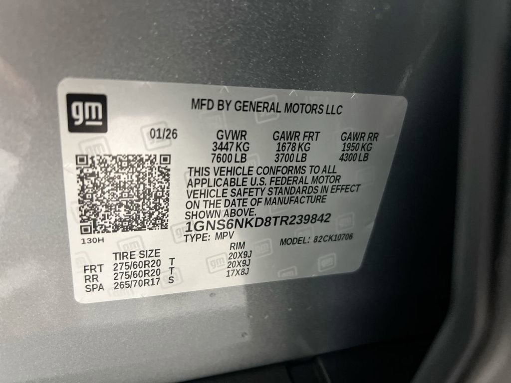 2026 Chevrolet Tahoe LT