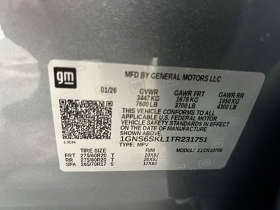 2026 Chevrolet Tahoe Premier